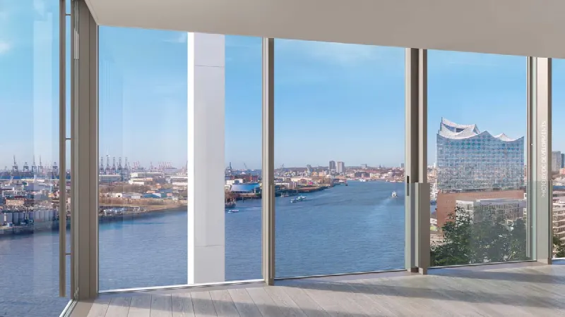 Hamburg HafenCity: Lüks konut kulesi “The Crown” – yeni bina yapım aşamasında
