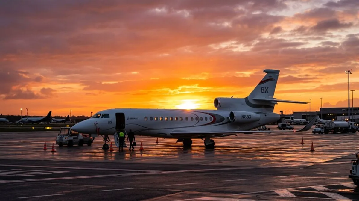 Apronda özel jet