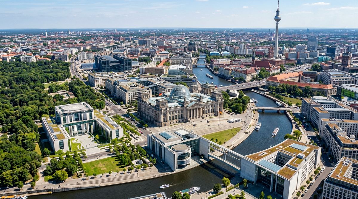 Bundestagswahl und Immobilienmarkt: Anketmevcut verilerin gelecekle ilgisi Berlin Bundestag Regierungsviertel - Quelle: bundestagwahlumfrage.de